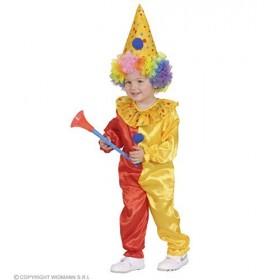 Widmann Déguisement Adorable Clown - Enfant Taille : 12/18 mois 74 à 81 cm 