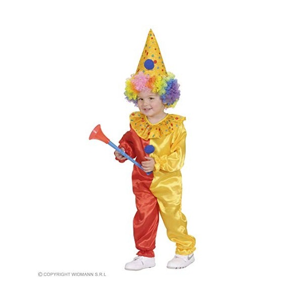 Widmann Déguisement Adorable Clown - Enfant Taille : 12/18 mois 74 à 81 cm 