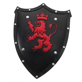 Toyvian Bouclier Médiéval Casque Grec Casque Médiéval Partie Jeu Bouclier Jouet Bouclier Pour Cosplay Jouet Bouclier Pour La 