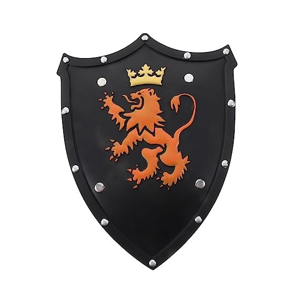 Toyvian Bouclier Médiéval Casque Grec Casque Médiéval Partie Jeu Bouclier Jouet Bouclier Pour Cosplay Jouet Bouclier Pour La 