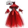 IBTOM CASTLE Robe Fille Déguisement Costume Reine Gothique Du Diable Conte de Fées DHalloween Carnaval pour Vampires Tutu Tu