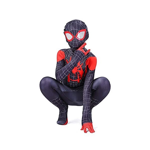 SUAIIOLK Spiderman Costume daraignée 3D Anime Déguisement Enfants pour Halloween Costumes Déguisements pour Adultes Enfants 