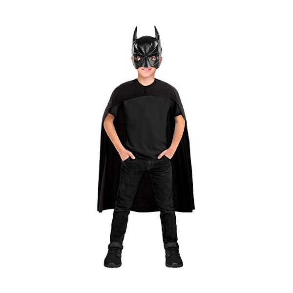 Funidelia | Kir masque et cape Batman pour garçon The Dark Knight, Super héros, DC Comics - Déguisement pour enfant et access