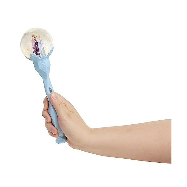 Frozen 2 Scepteur musical de baguette de neige pour sœurs, jouant « Into the Inknown » - Accessoire de costume pour enfant, j