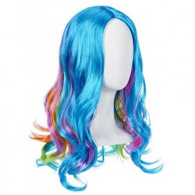Rainbow High Perruque de 45.72 cm - Cheveux doux & très longs pour les jeux de rôle - Accessoire de déguisement élégant pour 