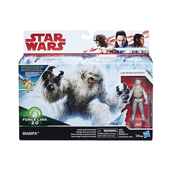 Star Wars E1689 Figurine Pack de 2 Hoth Wampa et Luke Hoth 10 cm