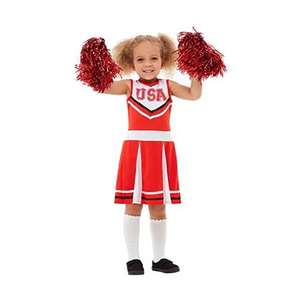 Funidelia | Déguisement pompom girl pour fille taille 10-12 ans Cheerleader, Football Américain, École Secondaire, Profession