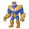 Marvel Avengers Mech Strike Monster Hunters, Figurine Deluxe Thanos Coup de Poing du Monstre de 22,5 cm, dès 4 Ans