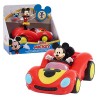 MICKEY&MINNIE, Véhicule avec 1 Figurine 7,5 cm et 1 Accessoire, Modèle Course, Jouet pour Enfants dès 3 Ans, MCC062