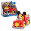 MICKEY&MINNIE, Véhicule avec 1 Figurine 7,5 cm et 1 Accessoire, Modèle Course, Jouet pour Enfants dès 3 Ans, MCC062