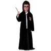KIRALOVE - Costume de carnaval magicien - Déguisement - Halloween - Cosplay - Complet avec accessoires - Couleur Noir - Taill