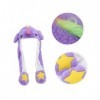 Toyvian Accessoire De Déguisement 3Pcs Chapeau En Peluche Licorne Chapeau De Licorne Jouet DOreille Violet Jouets-pour-adult