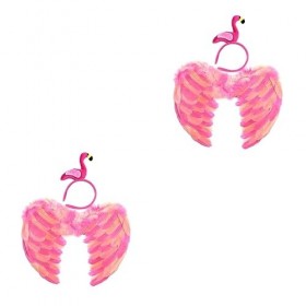 Toyvian 2 Pièces Filles Vêtements Filles Tenue Hawaïenne Fille Tenue Tenues Pour Filles Costumes Pour Filles Cosplay Aile Par