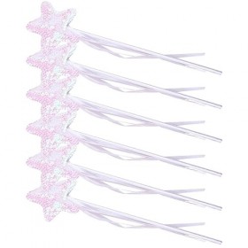 Toyvian 18 Pcs Sequin Halloween Costume Costumes pour Enfants Fée Jouet Fée Jouet Fée Accessoires Costume Sequin Étoiles Fée 