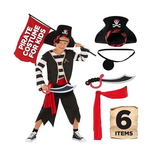 Morph Deguisement Pirate Enfant, Deguisement Pirate Garcon, Déguisement Pirate Garçon, Costume Pirate Enfant, Deguisement Gar