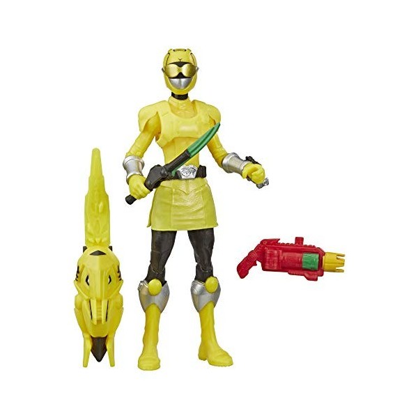 Power Rangers Figurine Beast Morphers Beast-X Ranger jaune 15,2 cm inspirée de lémission télévisée