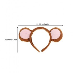 FRCOLOR Lot de 5 accessoires de déguisement avec serre-tête et nœud pour Halloween - Pour femme