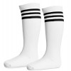 Lot de 12 paires de chaussettes de sport pour enfant - XL - Blanc à rayures noires - Accessoire de déguisement de pom-pom gir