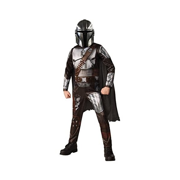 Rubies - STAR WARS officiel -Déguisement luxe The Mandalorian 5-6 ans