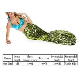 GIVBRO Costume dHalloween Sirène Robe Tops Fille Princesse Déguisement Déguisement pour Femme Aldulte Party Dress Up Jeu de 