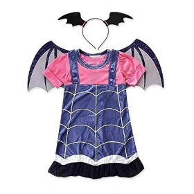 Costume de vampire - costume - vampirina - fille - déguisement - carnaval - halloween - cosplay - accessoires - bandeau - ail