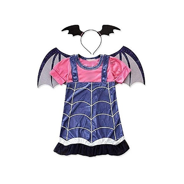 Costume de vampire - costume - vampirina - fille - déguisement - carnaval - halloween - cosplay - accessoires - bandeau - ail