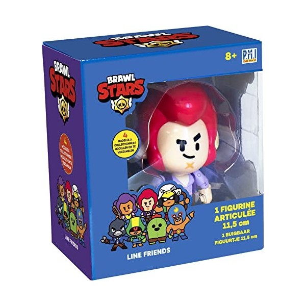 Brawl Stars - 1 Figurine Articulée 11,5 Cm - Colt - Personnages de Jeux Vidéos - Dès 8 ans - Lansay