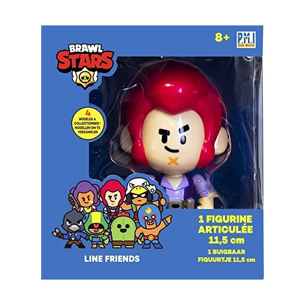 Brawl Stars - 1 Figurine Articulée 11,5 Cm - Colt - Personnages de Jeux Vidéos - Dès 8 ans - Lansay