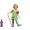Atosa - 6758 - Costume - Déguisement Fille Clown - Taille 4