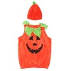 NUOBESTY 1 Pc Halloween Enfants Enfants Costumes Citrouille Déguisements Vêtements avec Chapeau Vêtements Glisser Accessoires