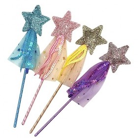 Toyvian Jouets Flash 16 Pcs À Paillettes Baby Showers Accessoires Photo De Déguisement De Sorcière Fille Jouet Jouets Pour Fi