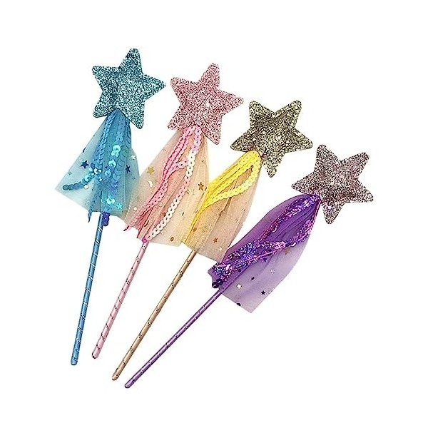 Toyvian Jouets Flash 16 Pcs À Paillettes Baby Showers Accessoires Photo De Déguisement De Sorcière Fille Jouet Jouets Pour Fi