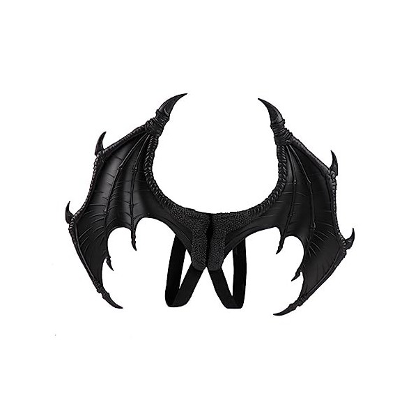 ibasenice Accessoires De Bal Accessoires De Cosplay Déguisement Noir Enfants Aile De Dragon Costume Maléfique Hommes Ailes De