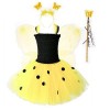 Robe De Danse Contemporaine Noire Enfants Enfant en Bas âge bébé Filles Printemps été Floral Abeille déguisements Costumes Ha