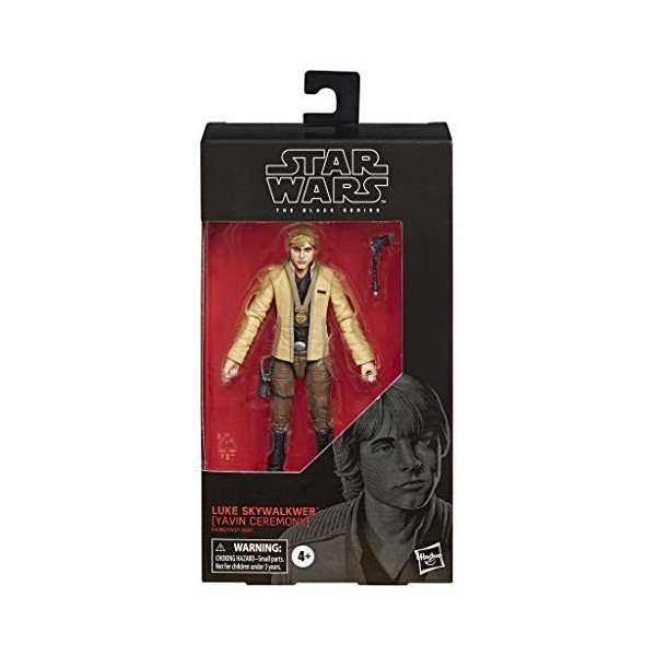 Star Wars - Edition Collector - Figurine Black Series Luke Skywalker Cérémonie Yavin - 15 cm
