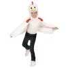 "CHICKEN IN SOFT PLUSH" hooded winged cape with mask - 104-110 cm / 2-4 Years 