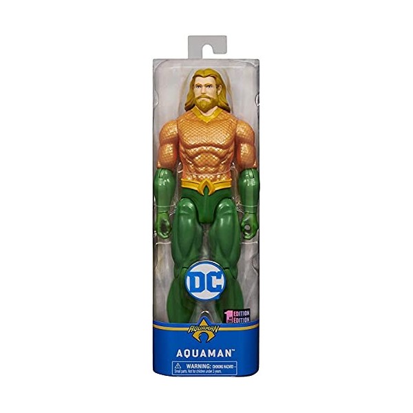 DC Universe Heros Unite- Aquaman – Figurine de 30 cm – Rejoignez le roi de lAtlantis et défendre la mer !