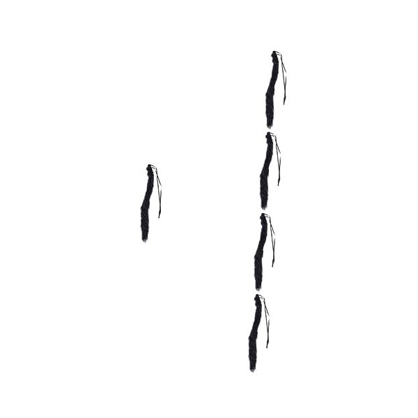 ABOOFAN 6 Pcs Fausse Queue Habiller Filles Déguisement Chaton Accessoires Fille Tenue Halloween Queue Halloween Loup Queue No