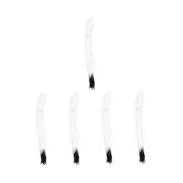 ABOOFAN 6 Pcs Fausse Queue Habiller Filles Déguisement Chaton Accessoires Fille Tenue Halloween Queue Halloween Loup Queue No