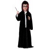 Costume de magicien de carnaval - halloween - déguisement - complet avec accessoires - cosplay - enfants - noir - 5 - taille 