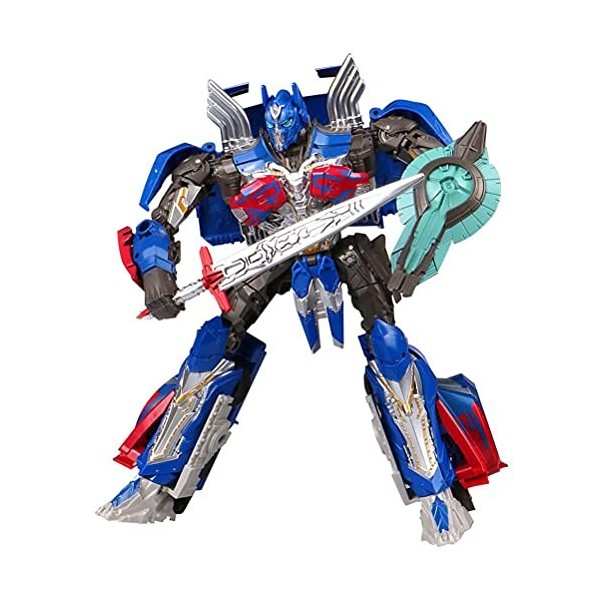 Transformers Jouets Figurine d'action Surdimensionnée Optimus Prime  Transformez Robot Voiture Déformée Commander Manuel Déformation Modèle  Jouets pour
