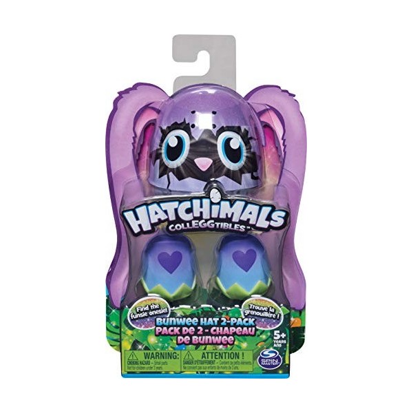 Hatchimals Hatchimals-HATCHIMALS-6045509-BOUNCING BUNWEES 2PK S5 Figurine Fille, 6045509, Multicouleur