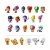 Brawl Stars P.M.I Collectible Figures - 5 Pack -Including 1 Rare Hidden Character S1 Random BRW2040 