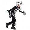 "T-REX SKELETON" hooded overalls with mask - 122 cm - 4/7 Years 