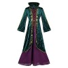 Keptfeet Hocus Pocus Costume, Winifred Sanderson Sisters Costume Enfants Sorcière Costume Filles Halloween Party Cosplay Dégu