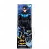 DC COMICS | BATMAN | Personnage à léchelle 30 cm de Nightwing des BD de Batman avec décorations originales et 11 points dar