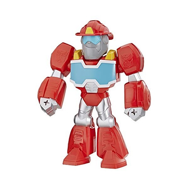 Transformers Playskool Heroes Mega Mighties Transformers Rescue Bots Academy Optimus Prime Figure, Collectible Toys for Kids 