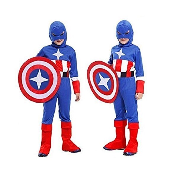 Inception Pro Infinite Taille L - 7-9 ans - Costume - Déguisement - Carnaval - Halloween - Captain America - Super héros - Co