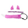 Abaodam 1 Ensemble Cosplay Costume Halloween Accessoires Maquillage Pinces À Cheveux Oreilles De Chat Nœud Papillon Queue De 