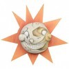 FNAF Masque de nuit en forme de goutte de soleil pour Halloween Décoration de fête Jouet lumineux pour enfants Flash coloré I